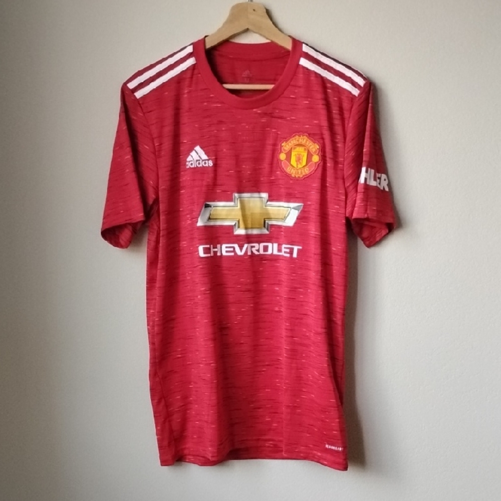 Adidas Red Manchester United Men's Shirt